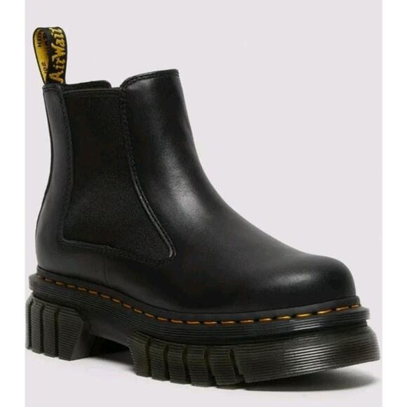 NWOT Dr. Martens Audrick Platform Chelsea Boots Black Women’s 11 Y2K Grunge - Picture 8 of 9